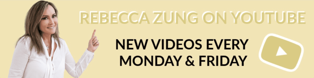 Rebecca Zung Youtube